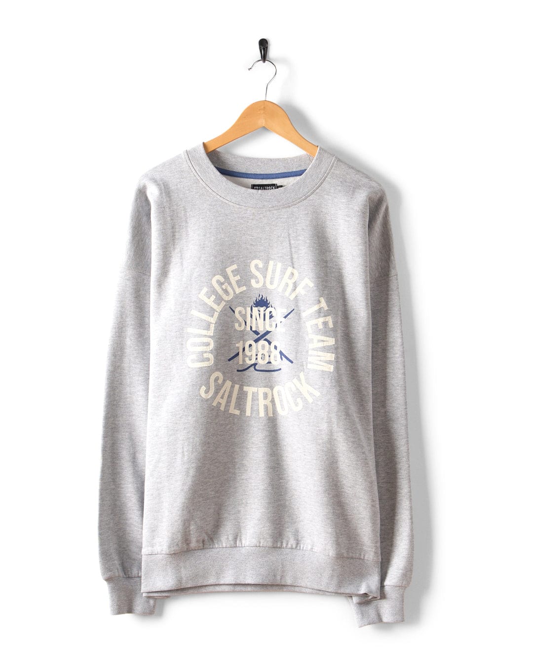 Surf Team - Mens Oversized Sweater - Grey