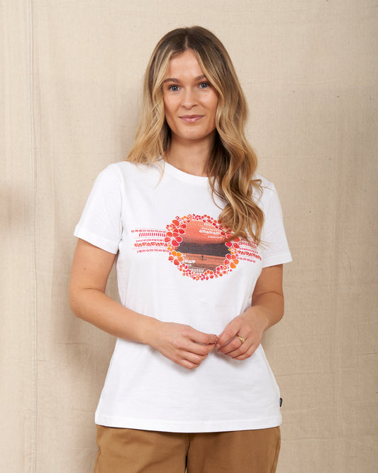 Tahiti Photo - Womens Tahiti T-Shirt - White