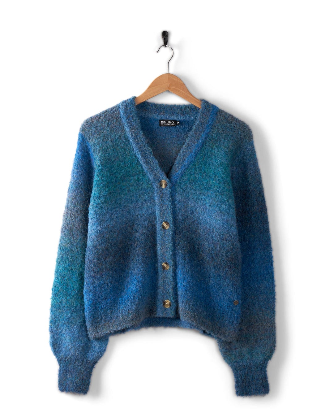 Tessa - Womens Knitted Cardigan - Blue