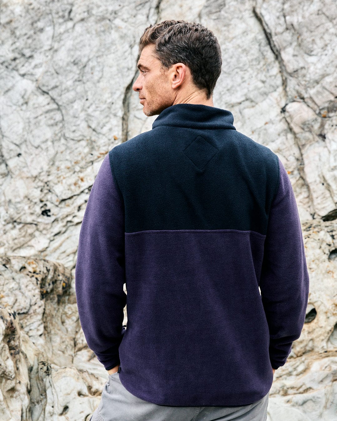 Theo 2 - Mens Recycled Fleece - Purple