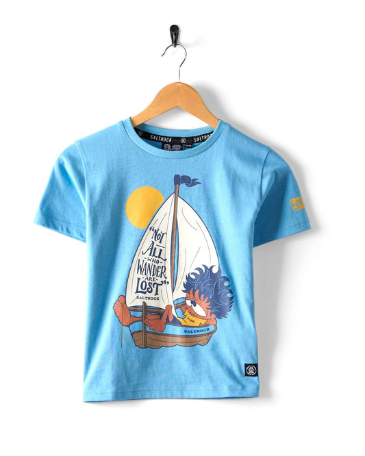 Toe The Line - Kids T-Shirt - Blue