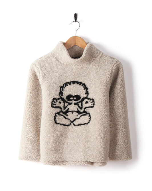 Tok Fleece - Kids Recycled Borg Fleece - Cream