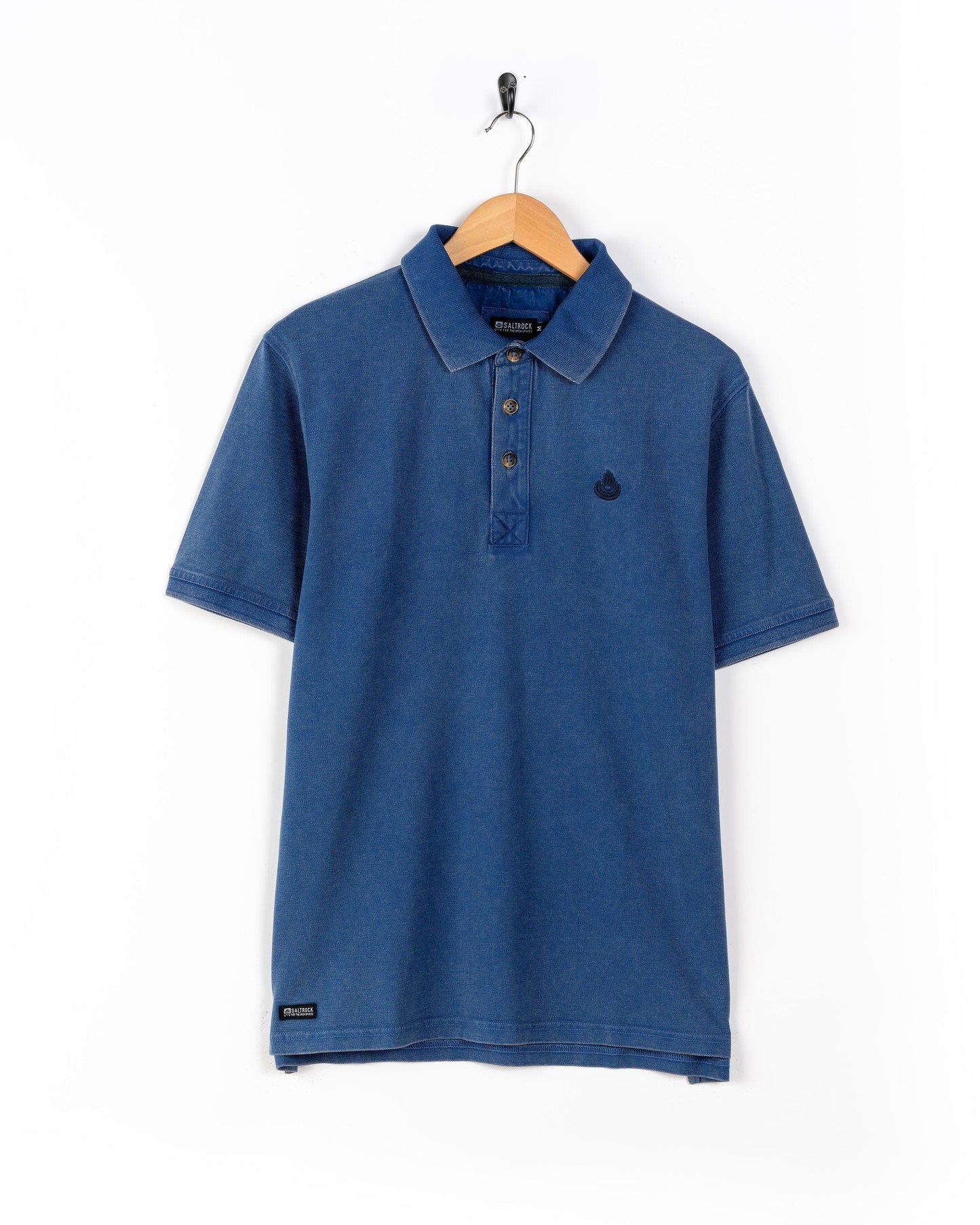 Seb - Mens Short Sleeve Polo - Blue