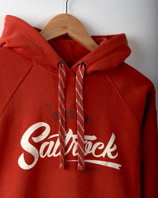 Trademark Original - Womens Recycled Pop Hoodie - Red