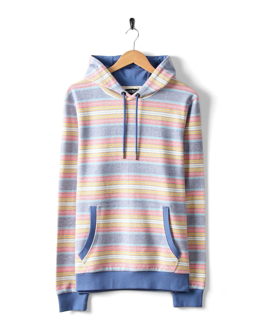 Trewan - Mens Toweling Pop Hoodie - Multi