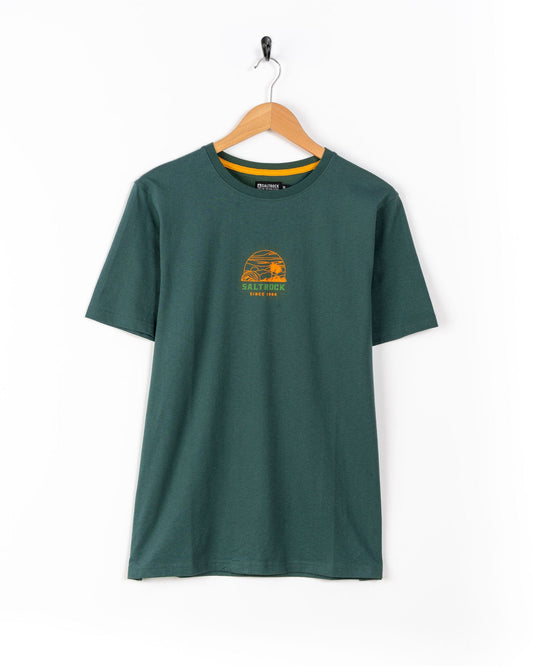 Atlantic Adventure - Mens Short Sleeve T-Shirt - Green