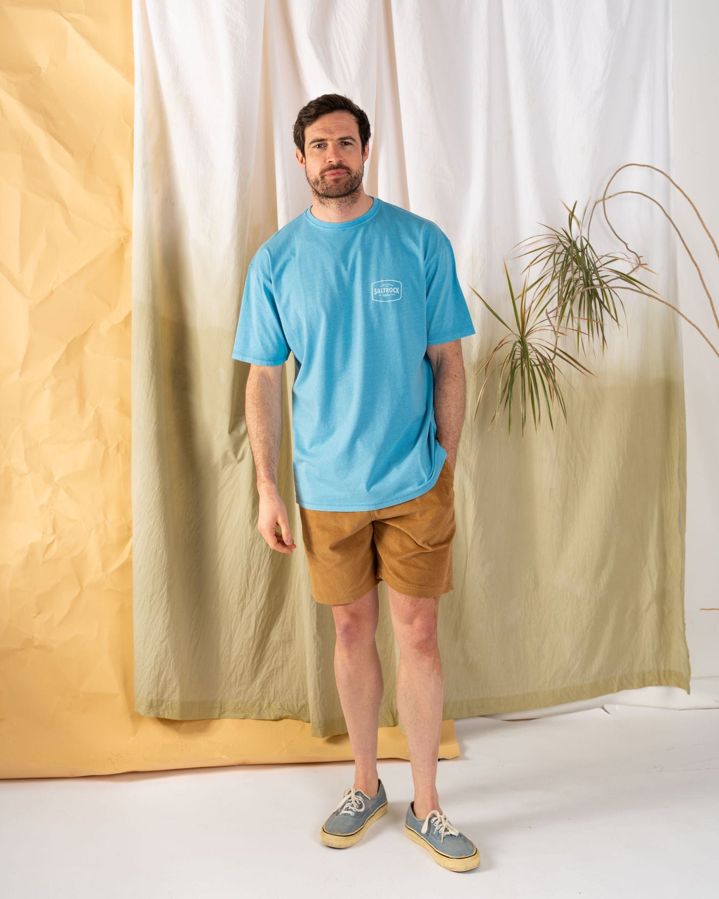 Jungle Wanderer - Mens Short Sleeve T-Shirt - Blue