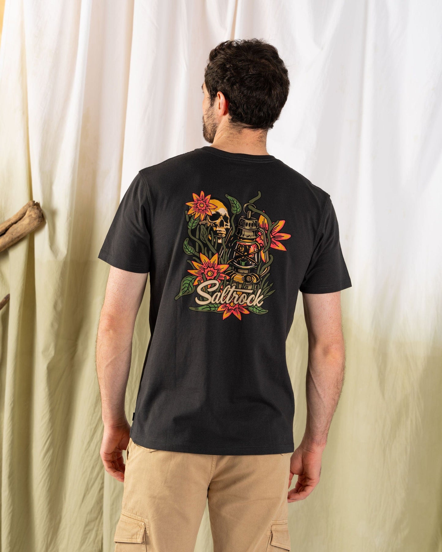 Lantern - Mens Short Sleeve T-Shirt - Dark Grey