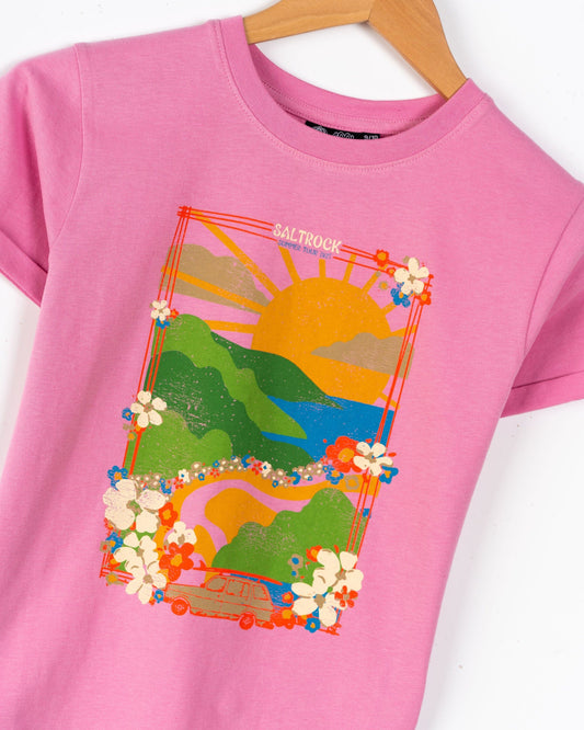 Highway - Kids T-Shirt - Pink