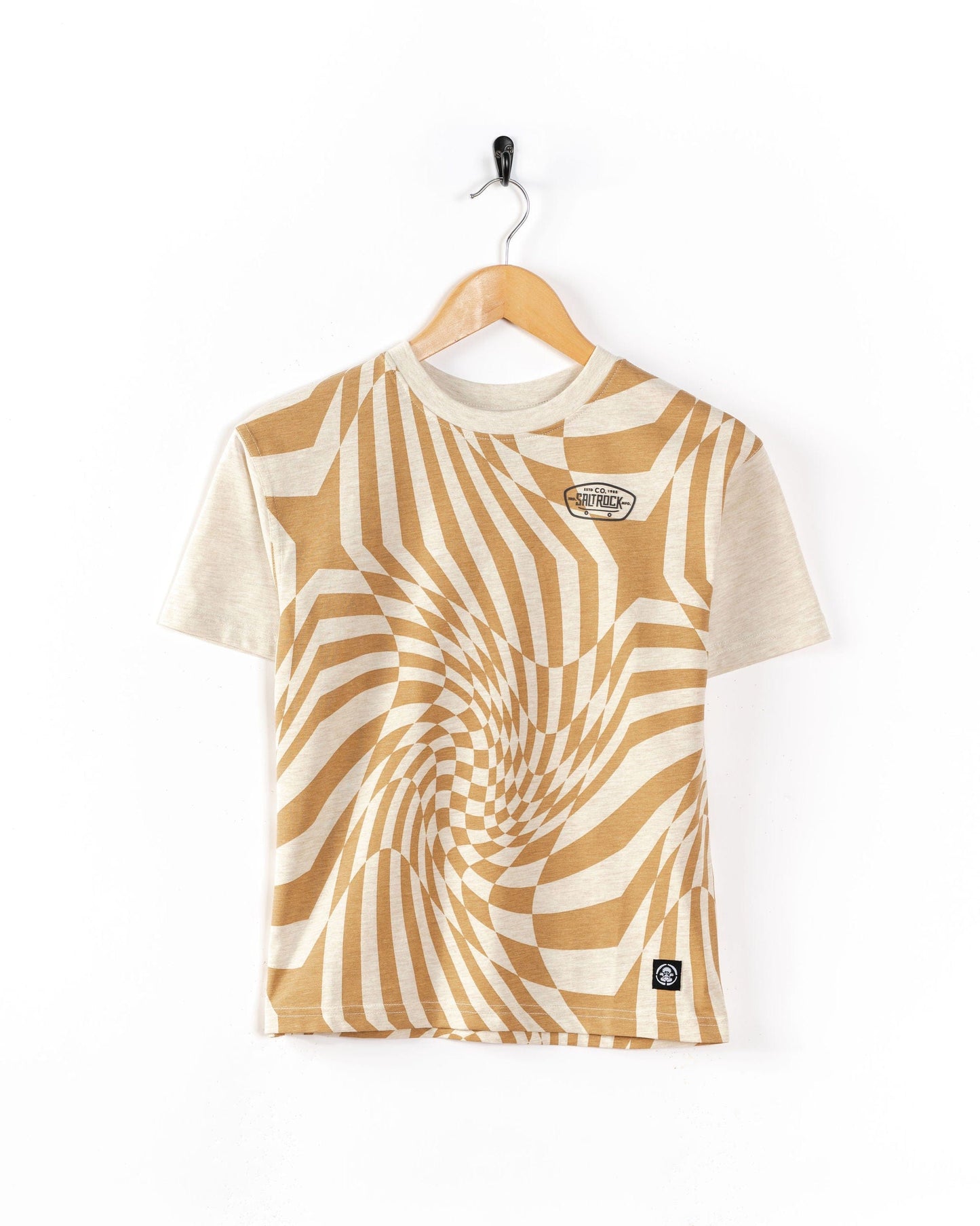 Hardskate Warp 2 - Kids Oversized T-Shirt - Cream