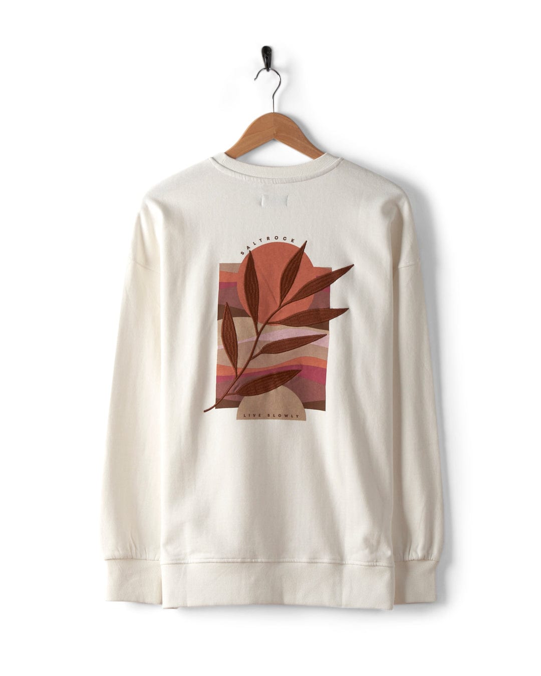 Live Slowly - Womens Sweat - Cream