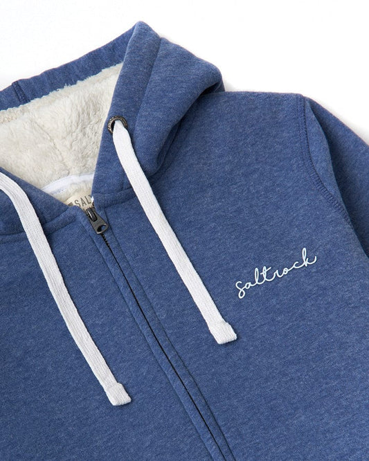 Velator - Womens Borg Lined Hoodie - Navy