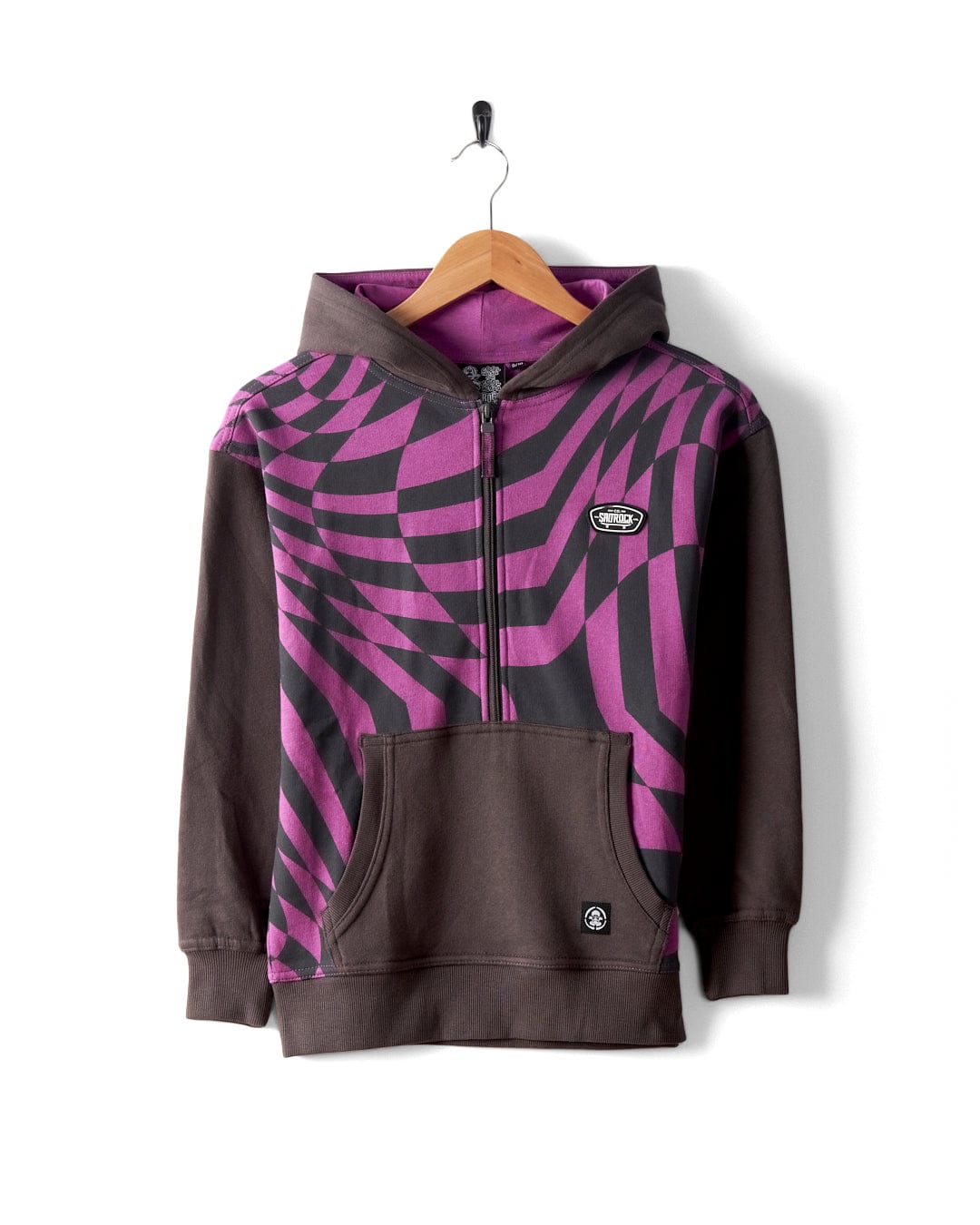 Warp - Kids Oversized Pop Hood - Purple