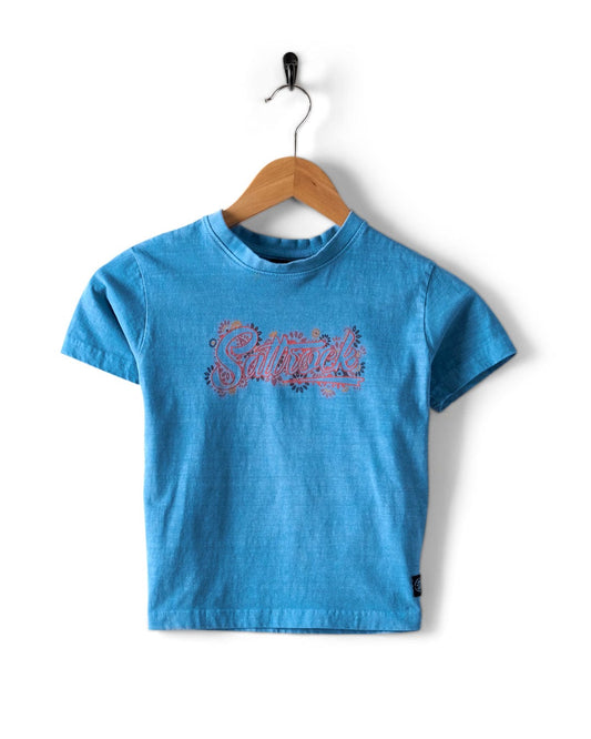 Wildflower - Kids T-Shirt - Blue