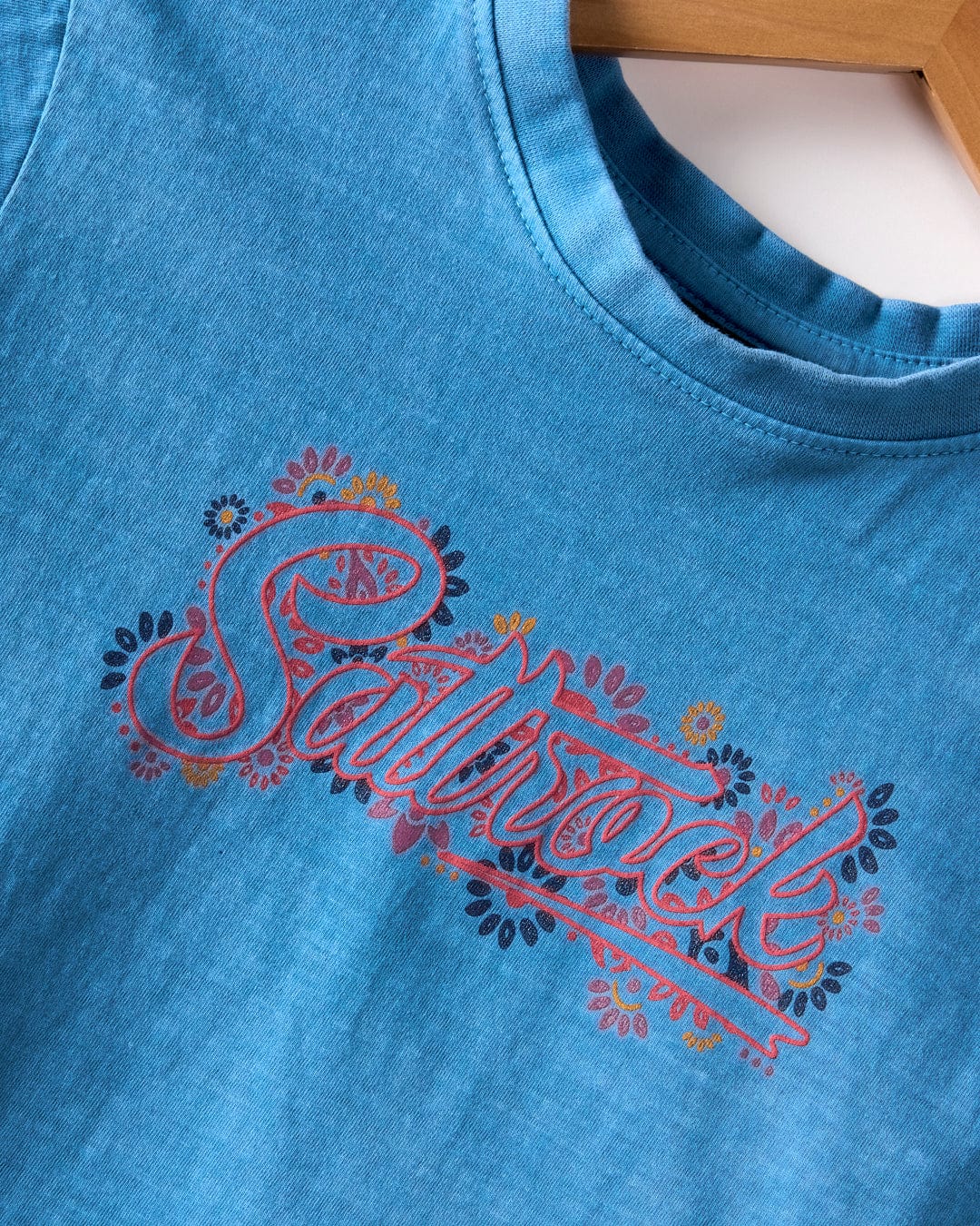 Wildflower - Kids T-Shirt - Blue