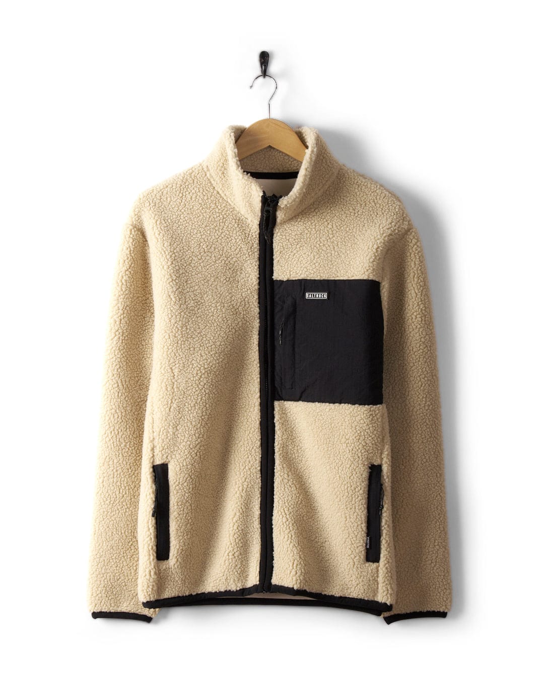 Wye 2 - Mens Recycled Fleece - Cream