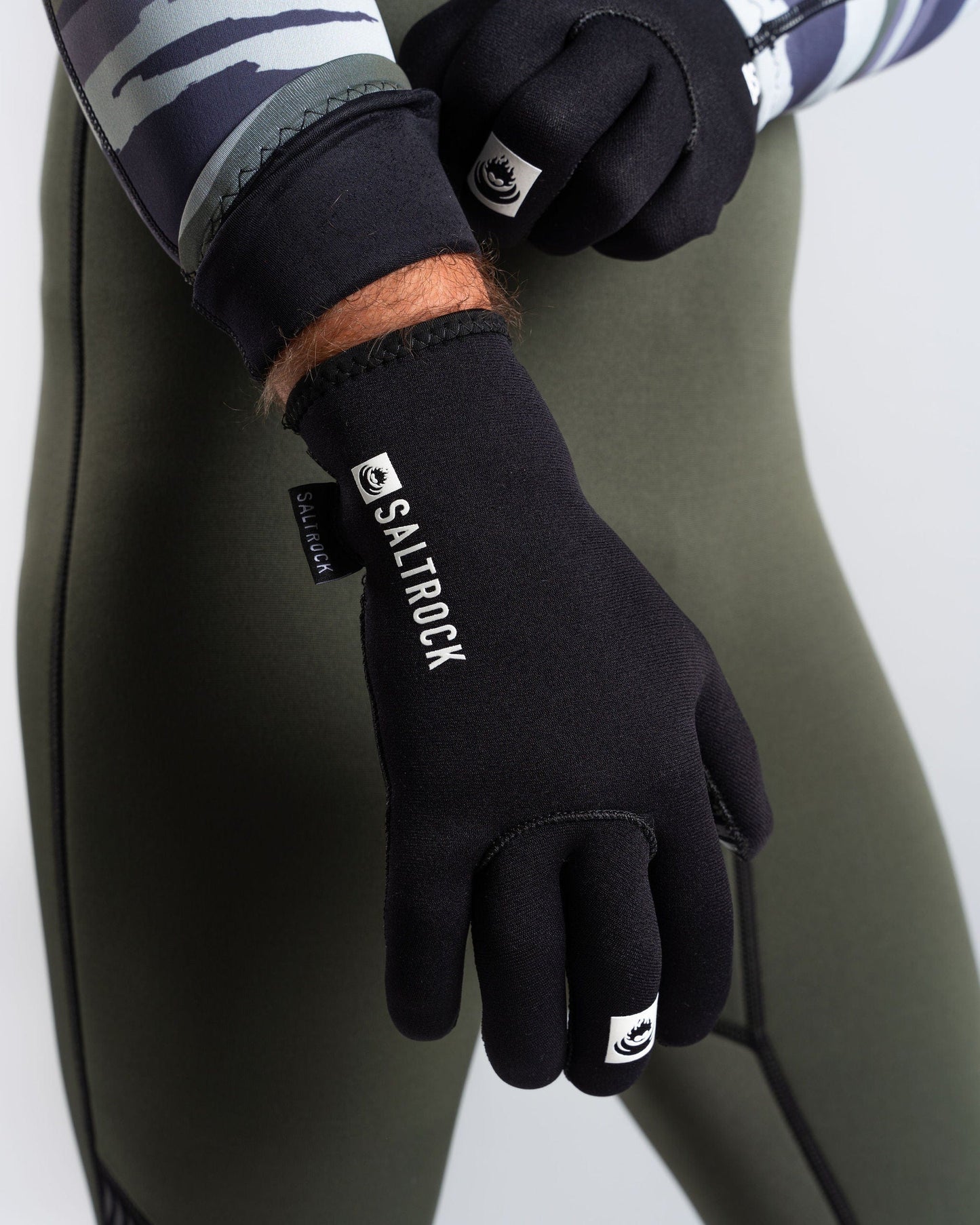 Neoprene Technical Cold Water Gloves - Black