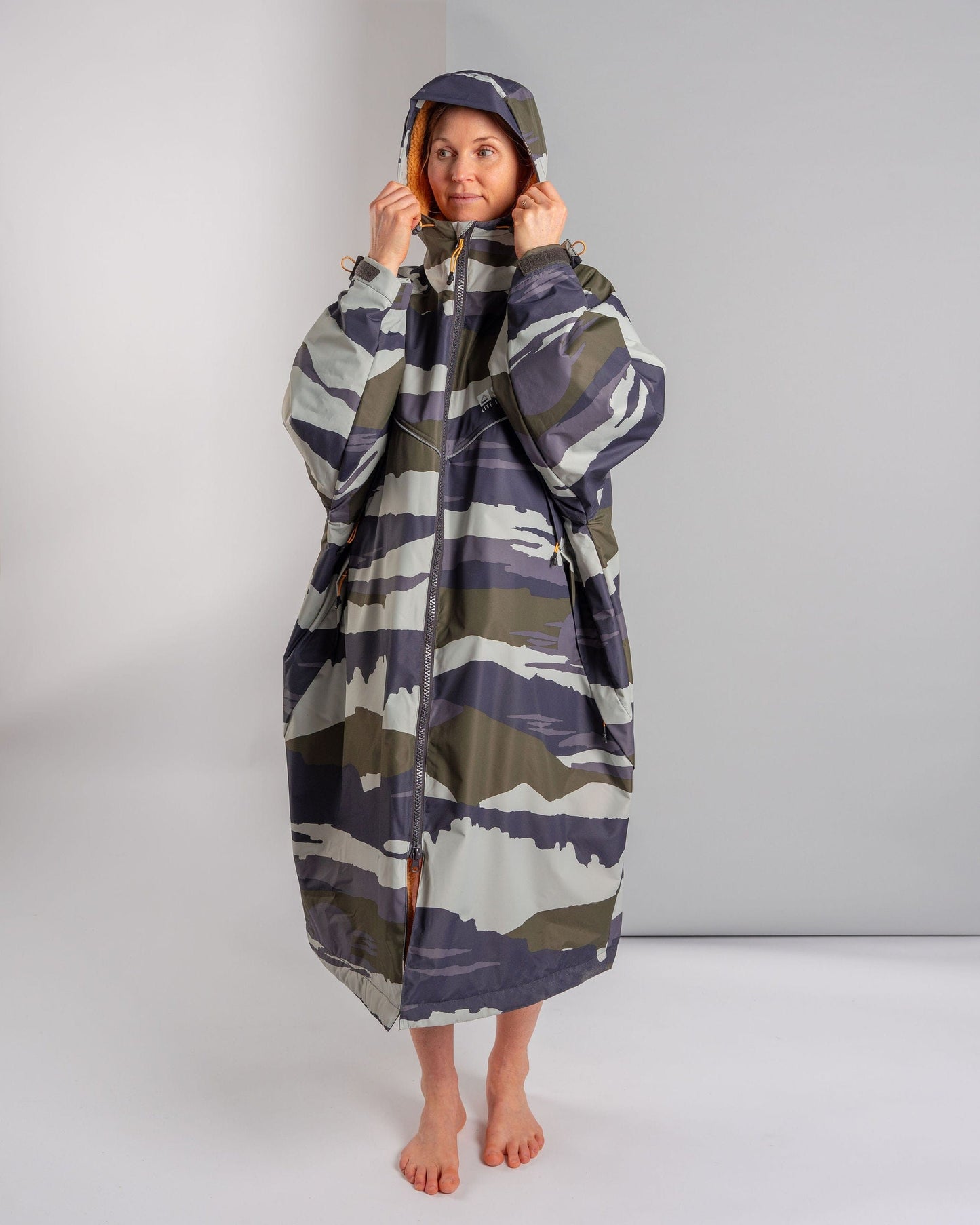 Recycled Changing Robe - Camo Stripe