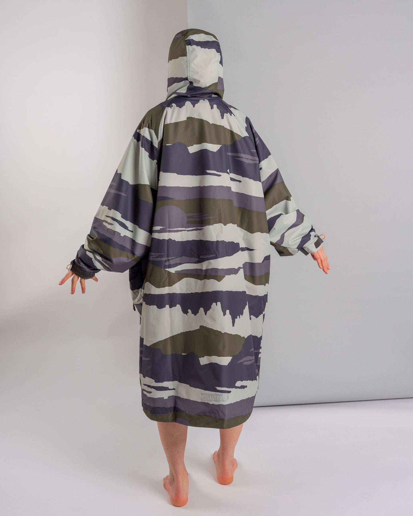 Recycled Changing Robe - Camo Stripe