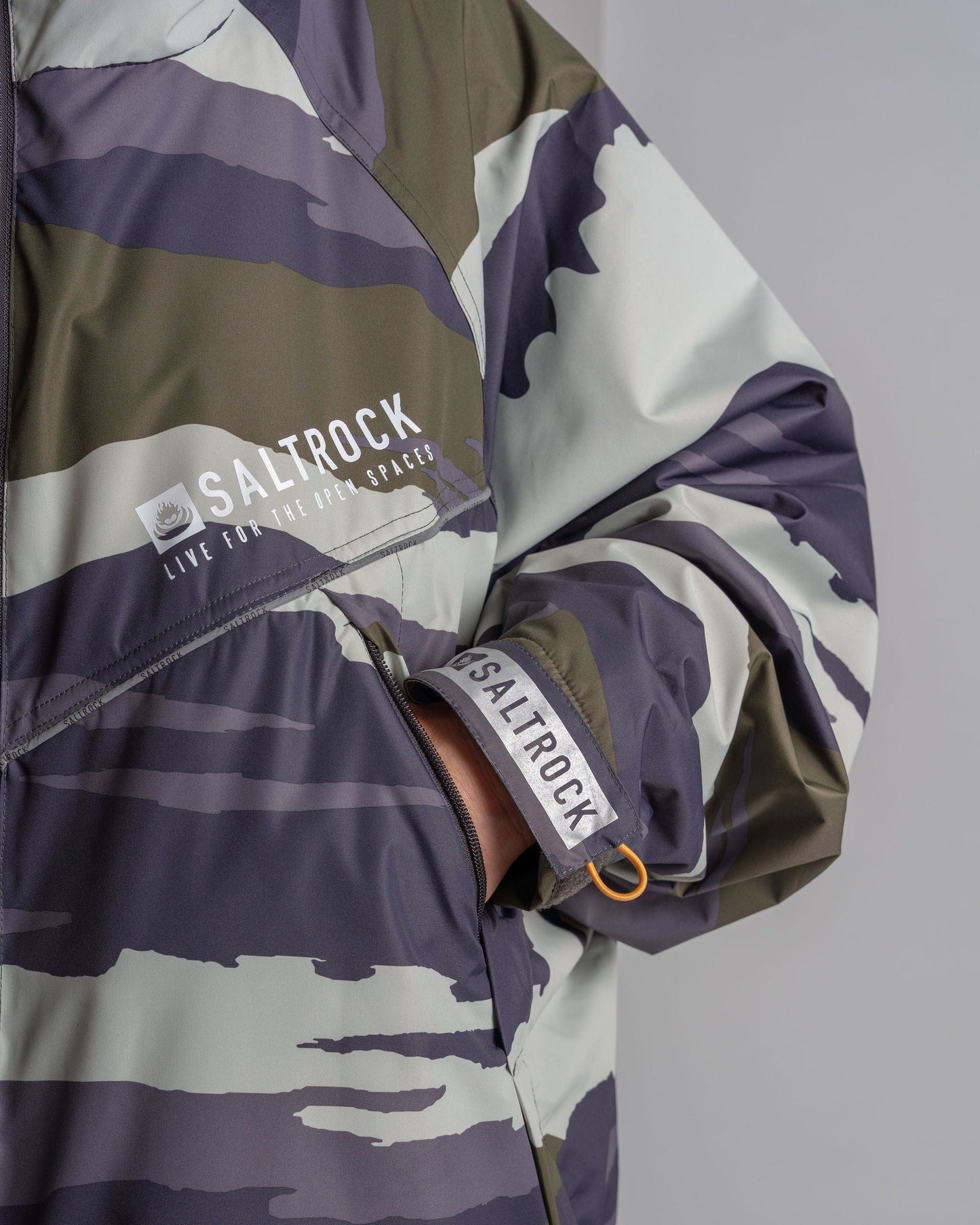 Recycled Changing Robe - Camo Stripe