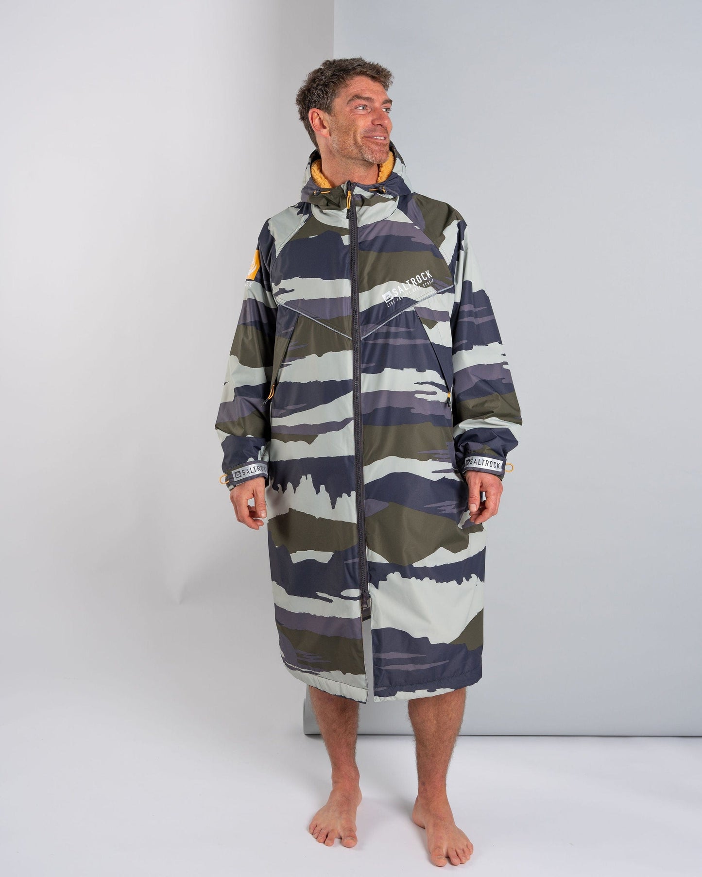 Recycled Changing Robe - Camo Stripe