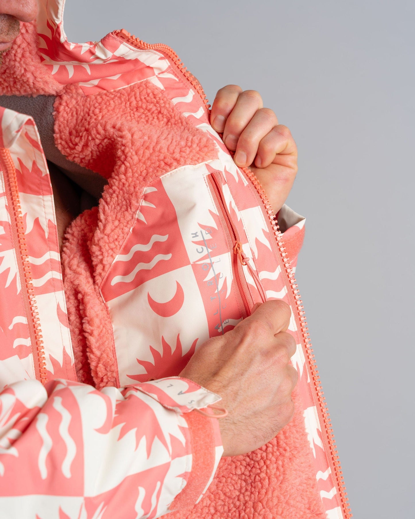 Recycled Changing Robe -  Equinox - Coral