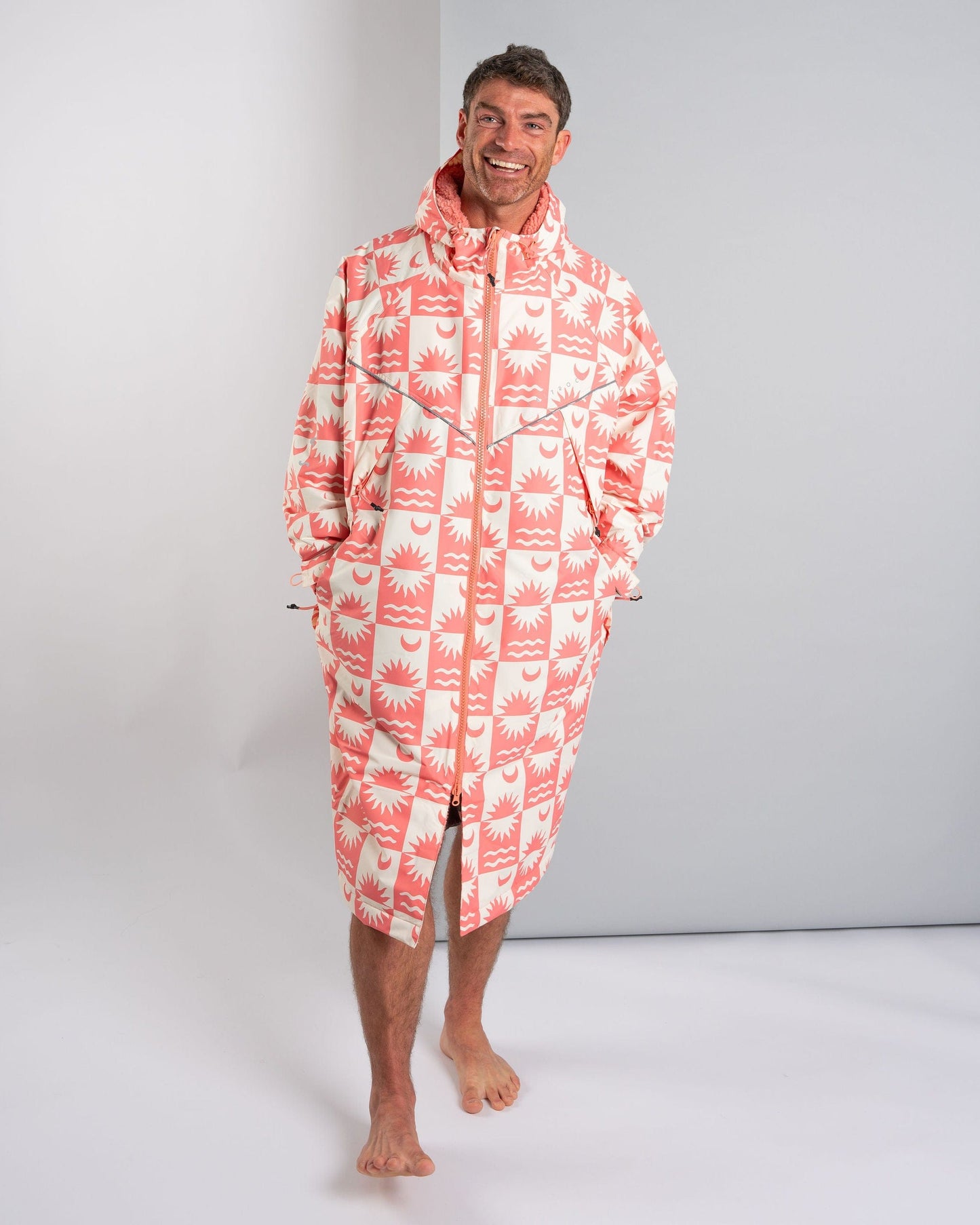 Recycled Changing Robe -  Equinox - Coral