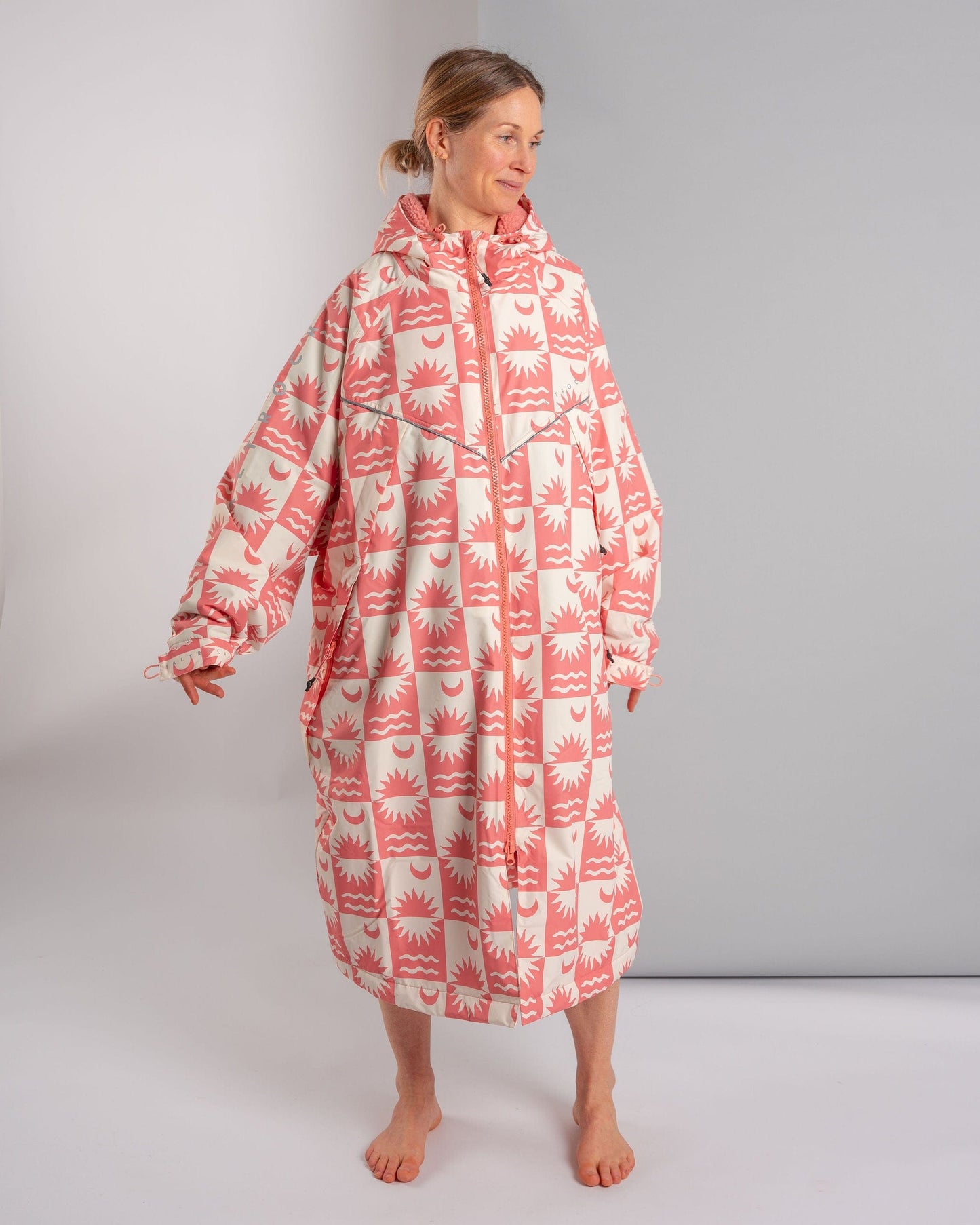 Recycled Changing Robe -  Equinox - Coral