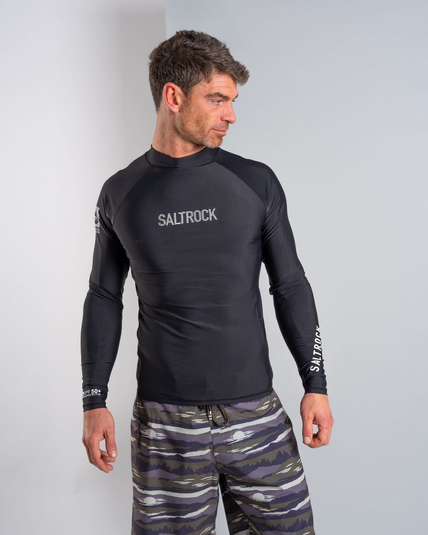 Core - Mens Long Sleeve Rashvest - Black