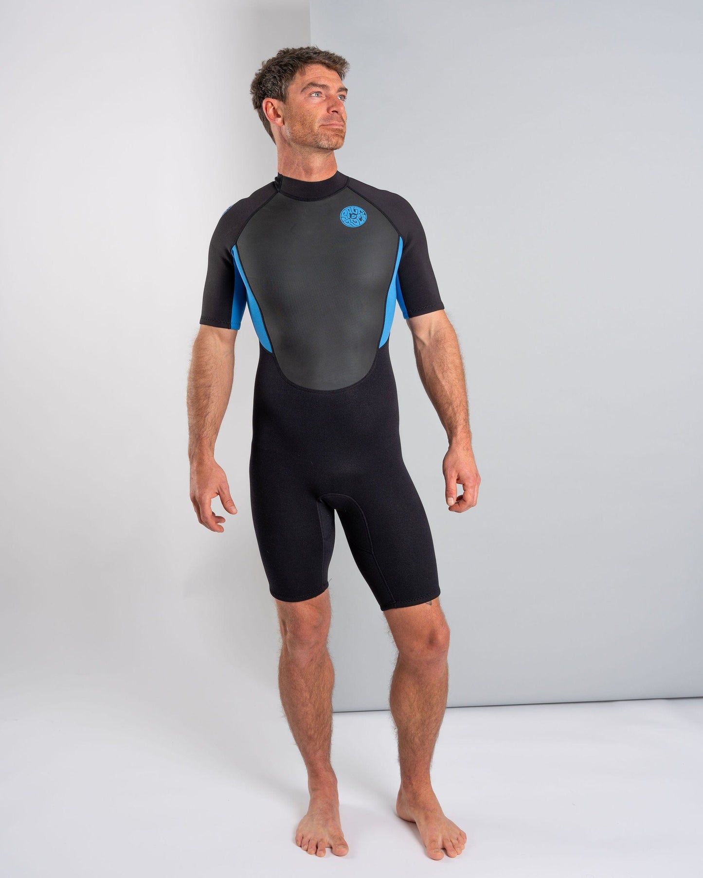 Core - Mens 3/2 Shortie Wetsuit - Black/Blue