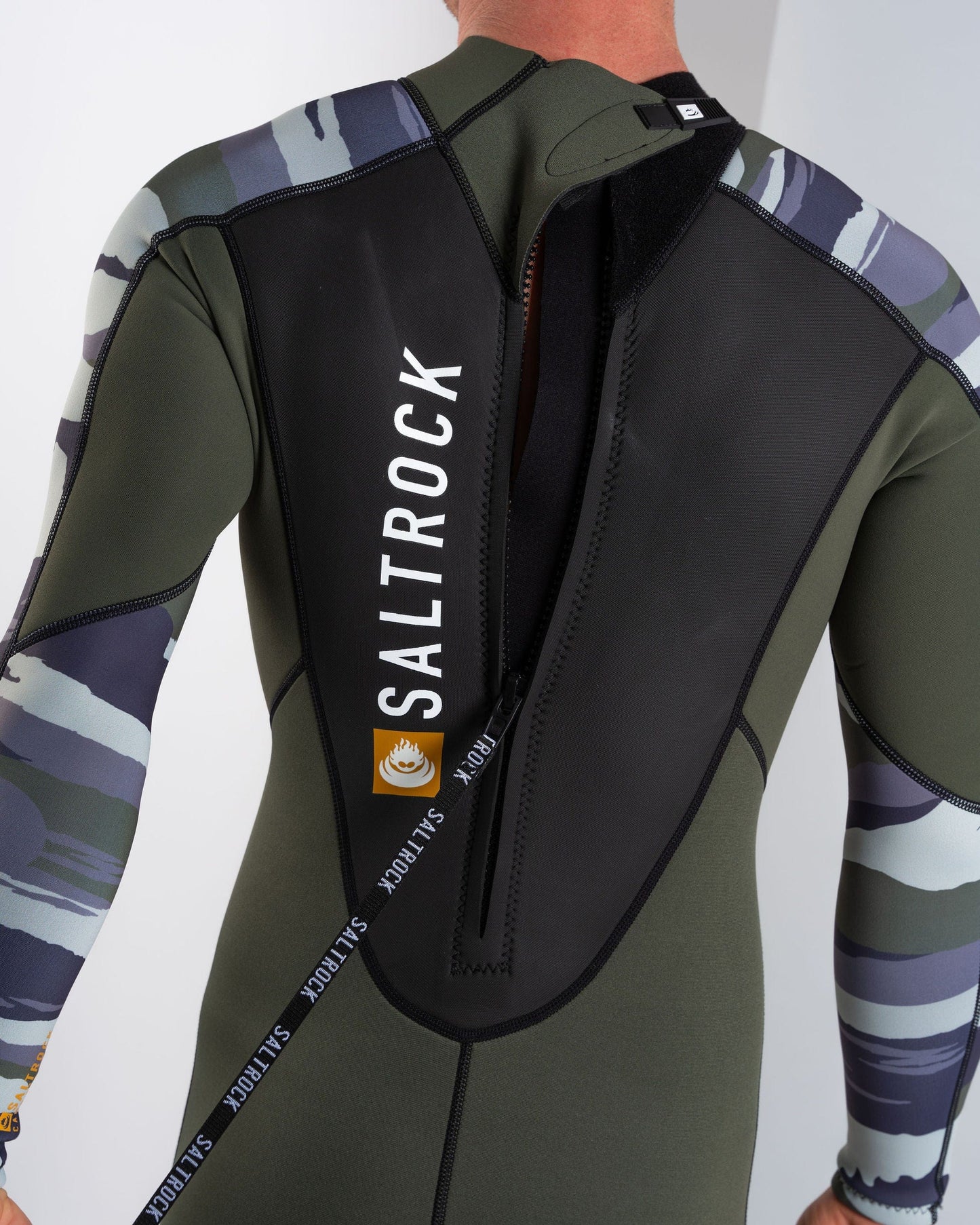 Camo Stripe - 3/2 Full Wetsuit - Green