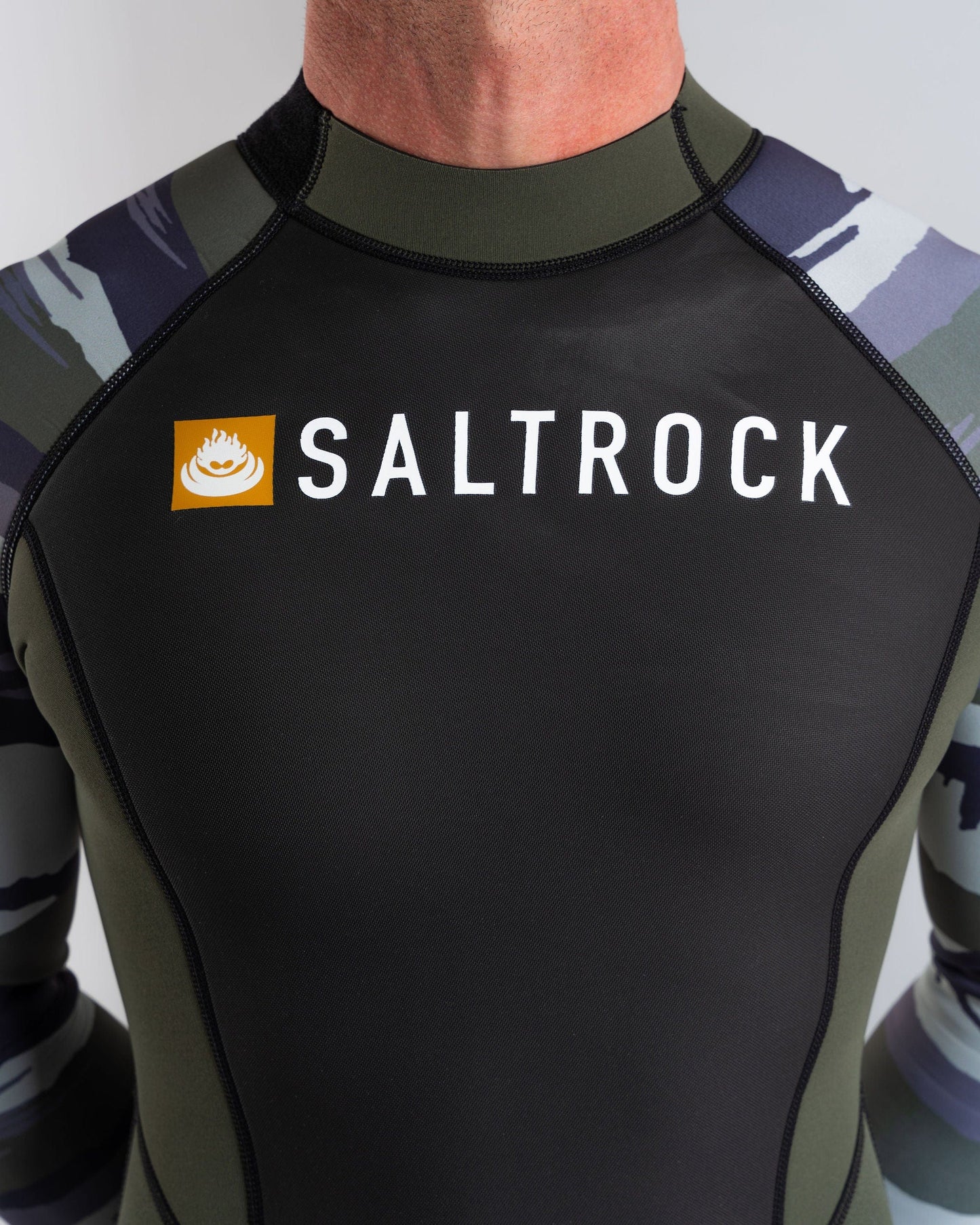 Camo Stripe - 3/2 Full Wetsuit - Green