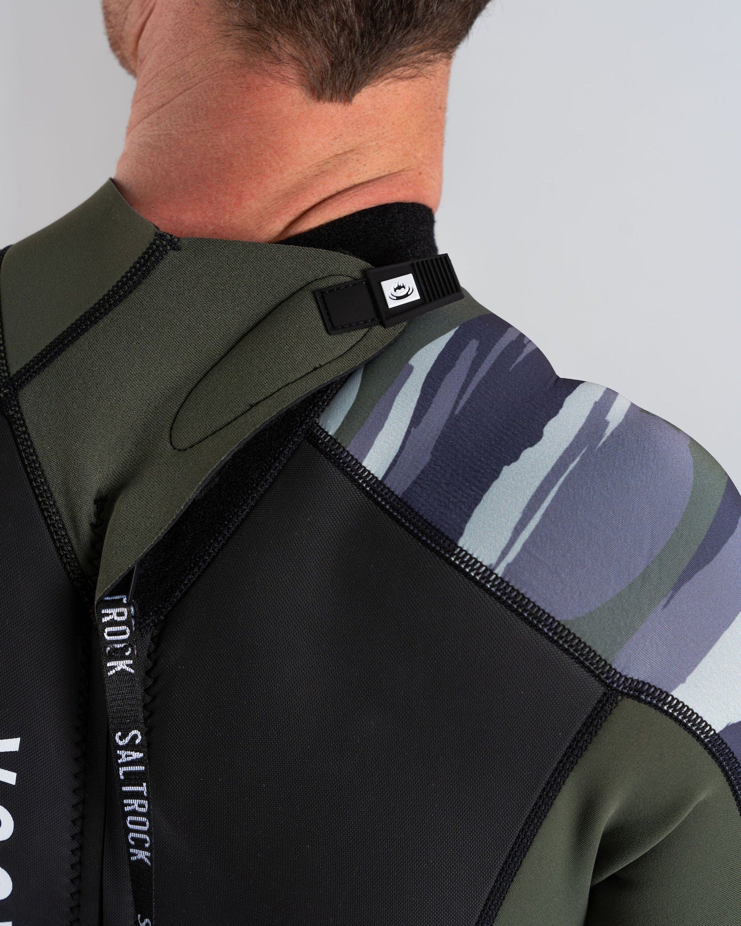 Camo Stripe - 3/2 Full Wetsuit - Green