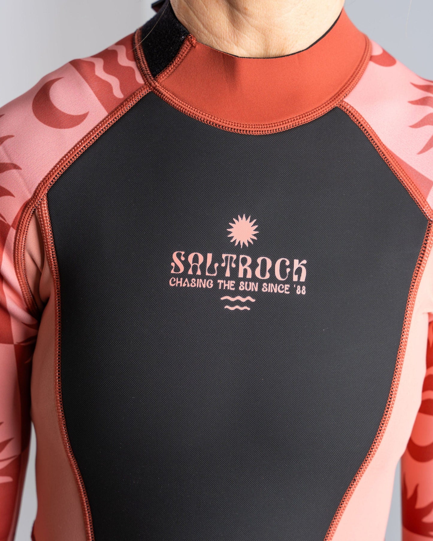 Equinox - Womens 3/2 Full Wetsuit - Orange/Black