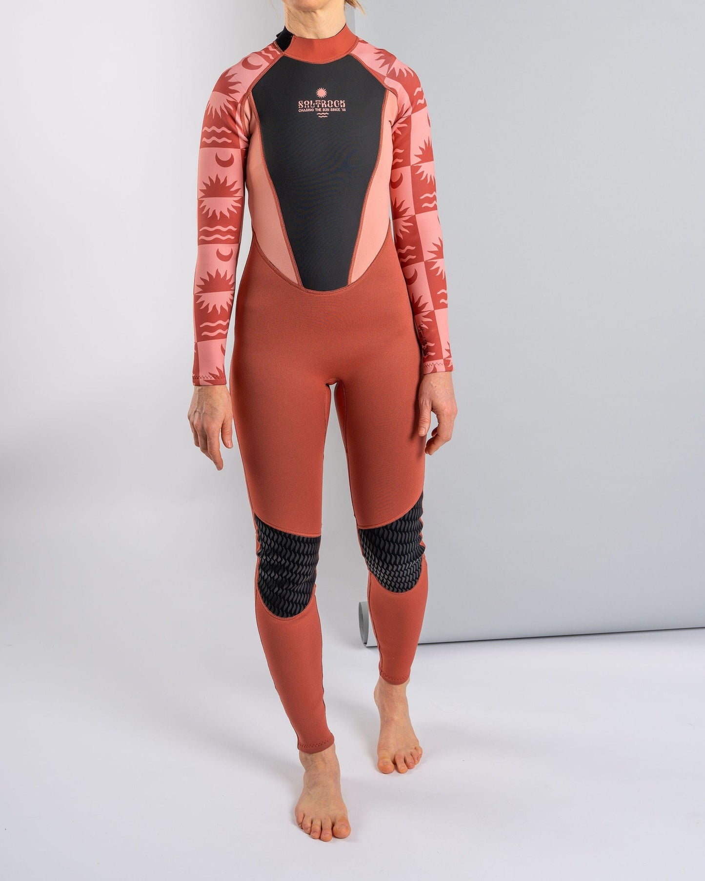 Equinox - Womens 3/2 Full Wetsuit - Orange/Black