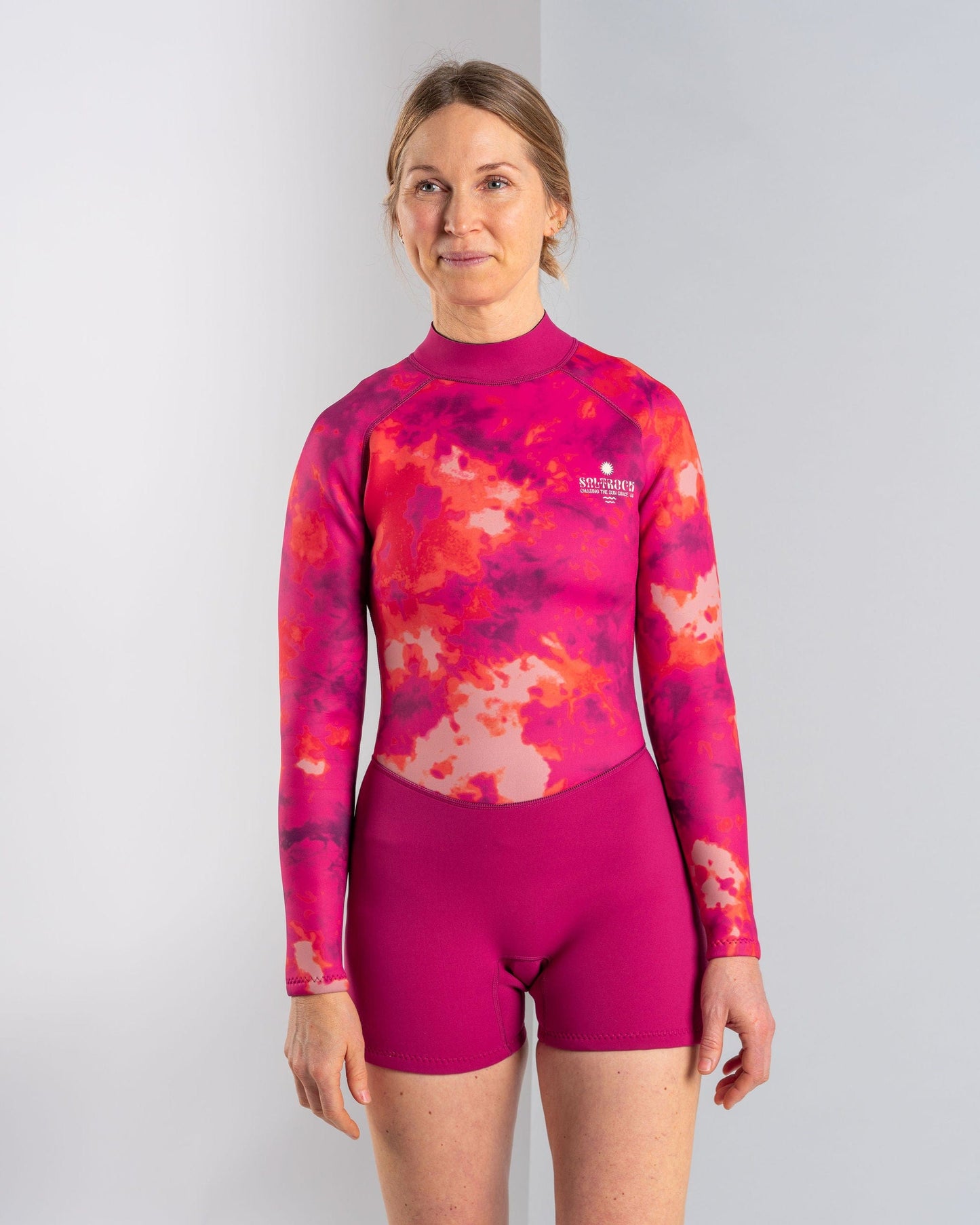 Peace Tie Dye - Womens Springsuit - Pink