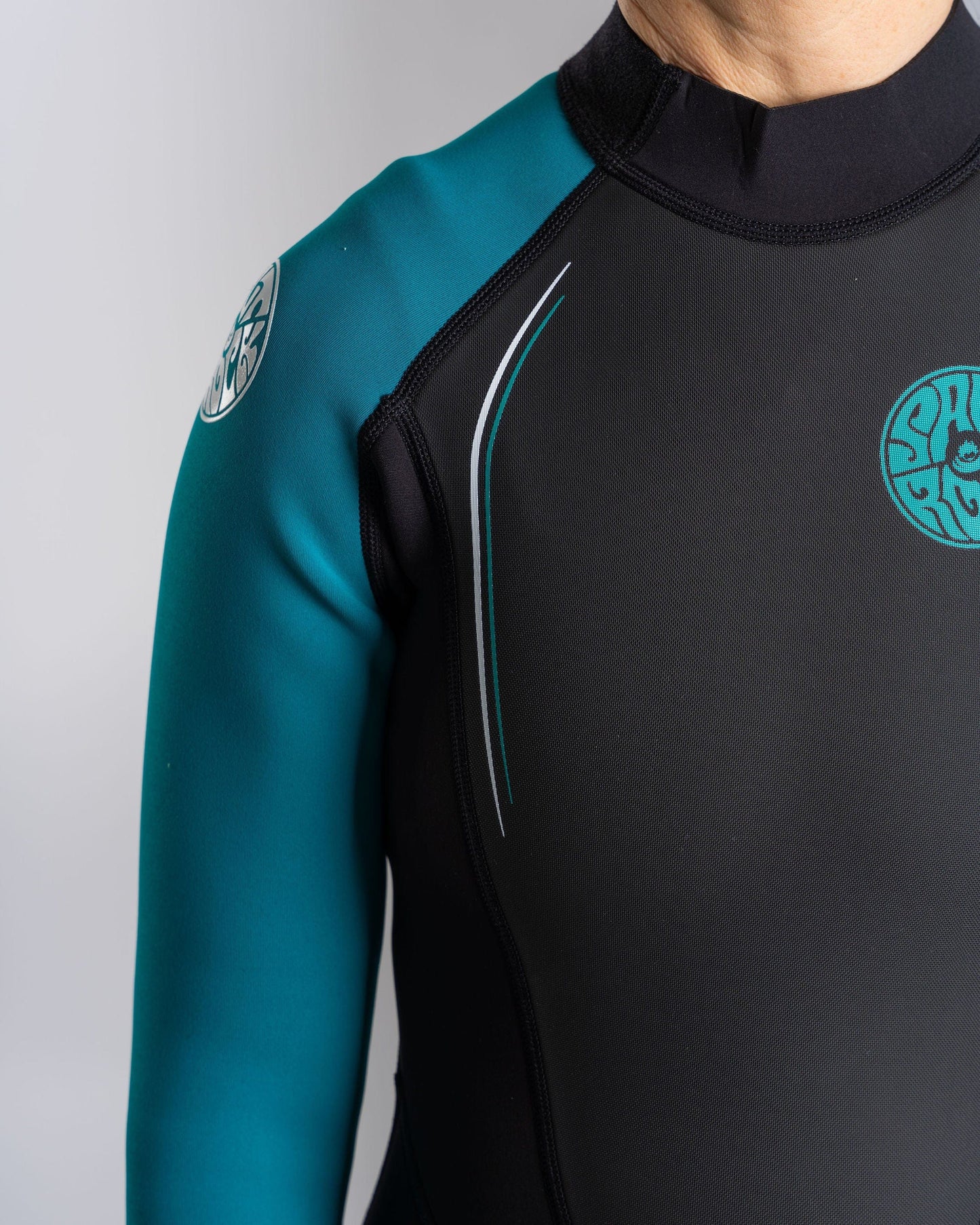 Women's 3/2 Core Full Wetsuit - Turquoise