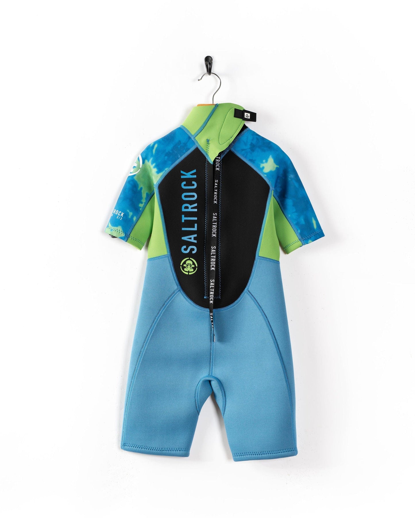 Fader - Kids 3/2 Shortie Wetsuit - Blue