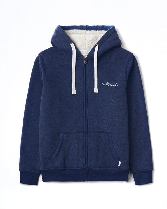 Velator - Womens Borg Lined Hoodie - Blue