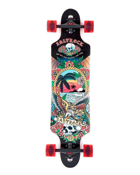 Ink Island - Longboard - Black