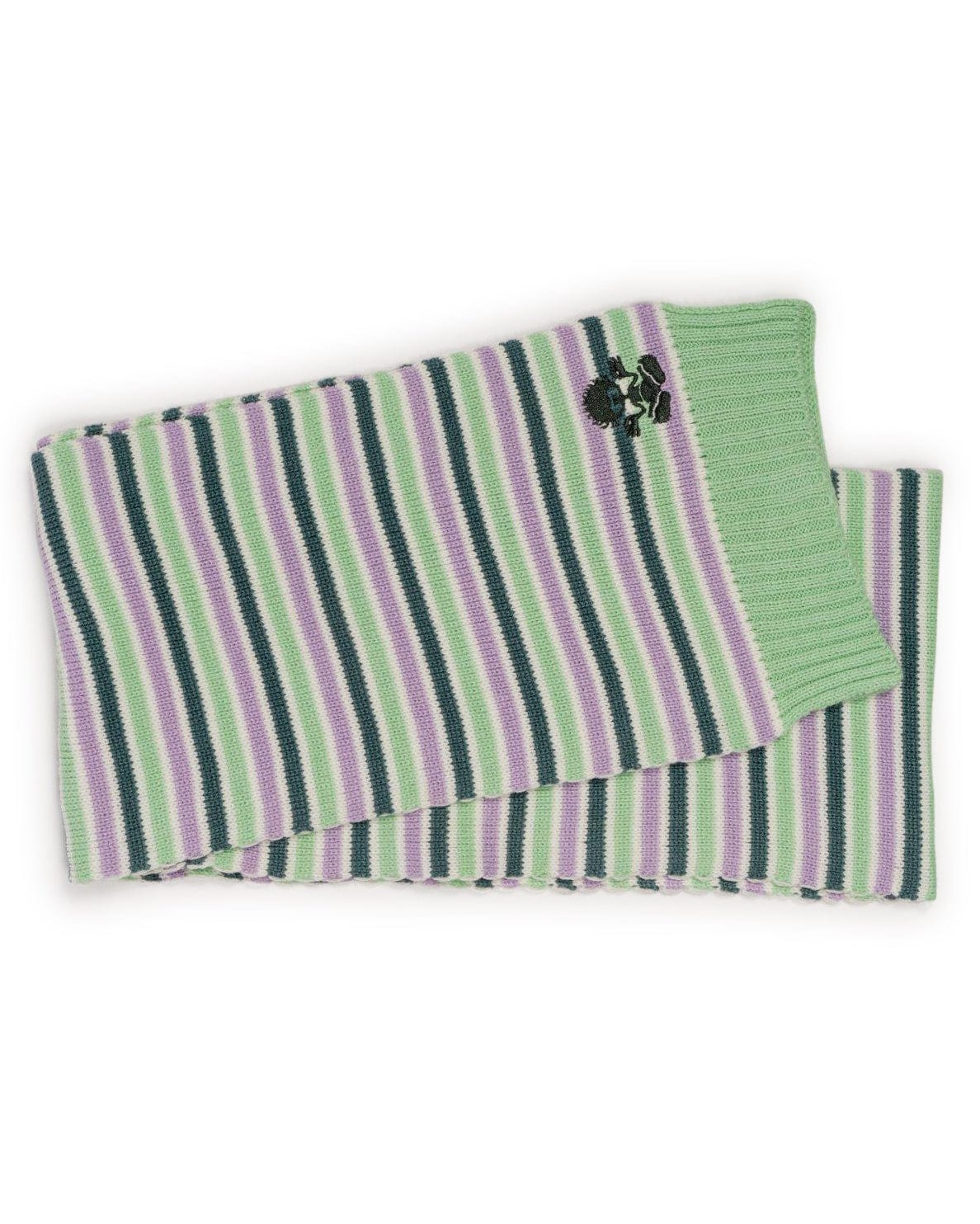 Stripey - Girls Scarf - Light Green - Saltrock