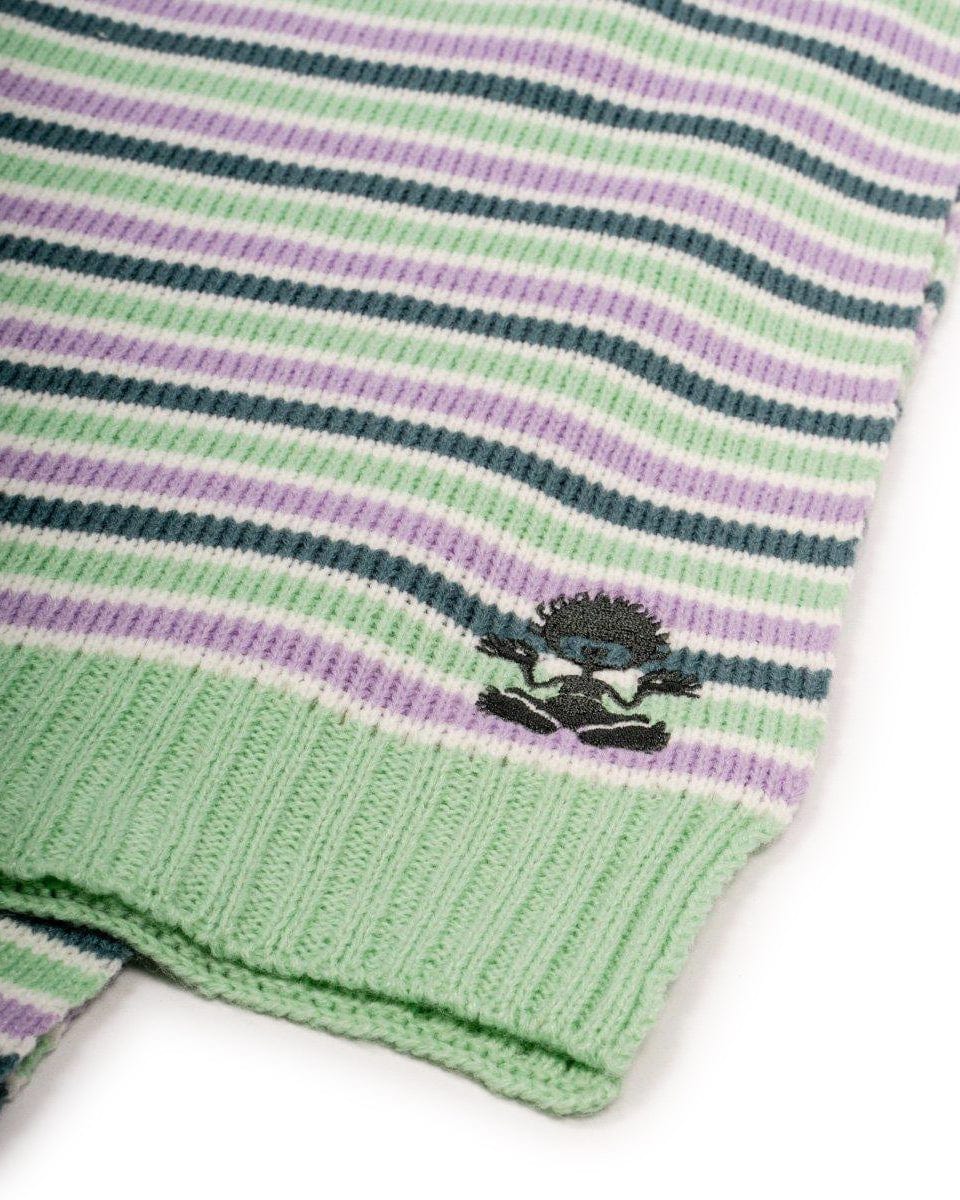 Stripey - Girls Scarf - Light Green - Saltrock