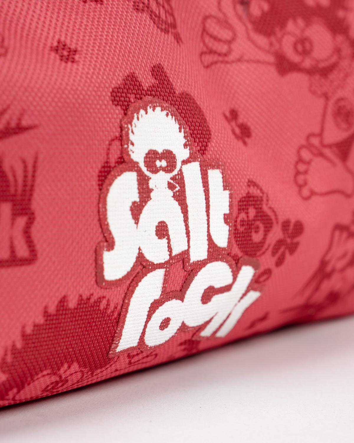 Tiki Tok - Double Pencil Case - Red - Saltrock